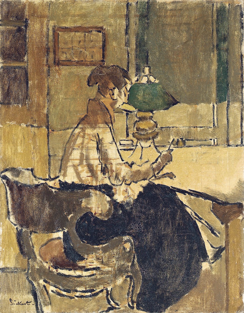 Christine Drummond Sickert, syntyperäinen Angus, ostaa santarmikunnan tekijältä Walter Richard Sickert