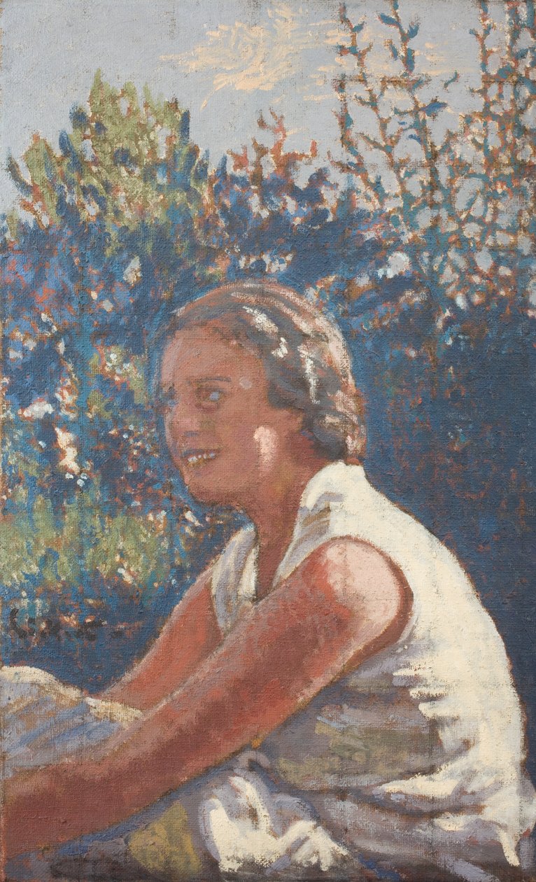Diana Forbes-Robertson, noin 1933 (Öljy kankaalle) tekijältä Walter Richard Sickert