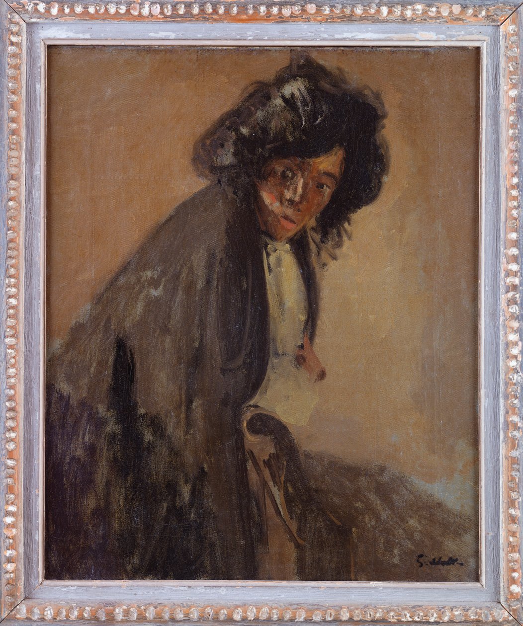 La Giuseppina nojaa lepotuolia vasten, n. 1903-04 tekijältä Walter Richard Sickert