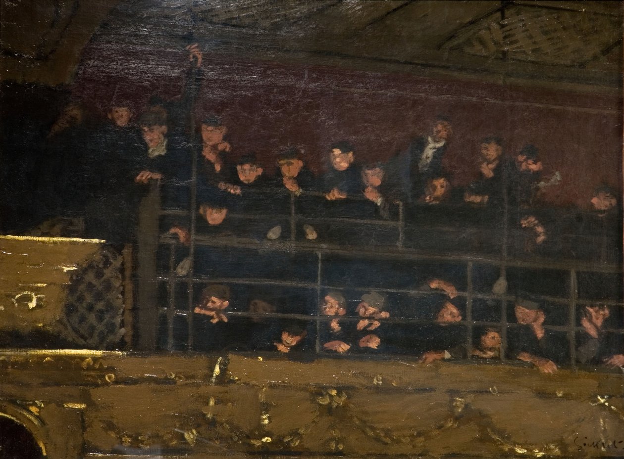 Noctes Ambrosionae, Vanhan Mogulin galleria, 1906-07. tekijältä Walter Richard Sickert