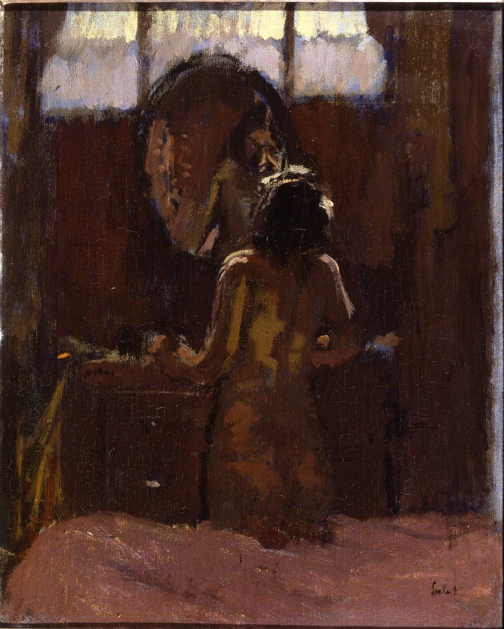 Alaston ennen peiliä, Mornington Crescent tekijältä Walter Richard Sickert