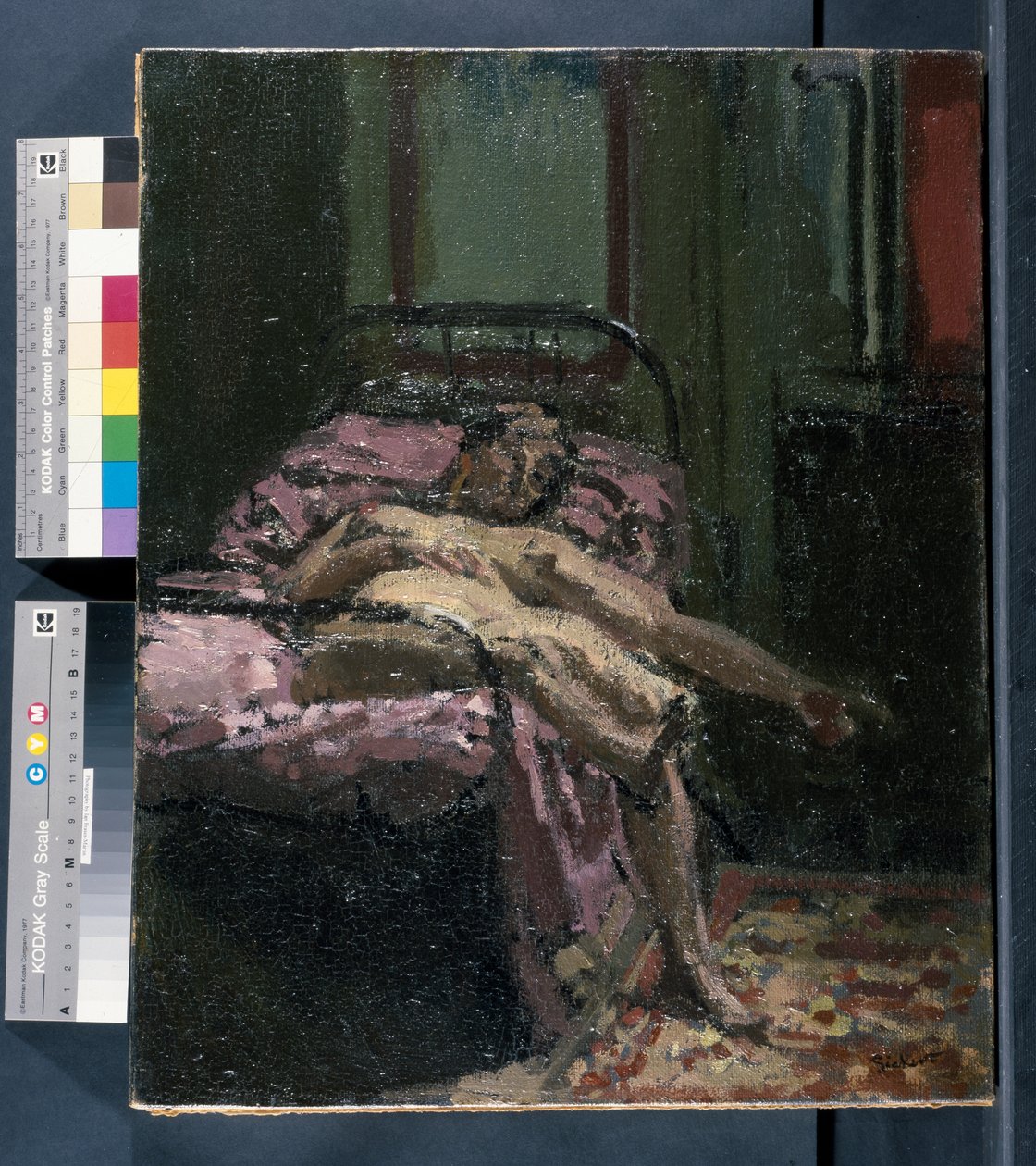 Alaston sängyllä tekijältä Walter Richard Sickert