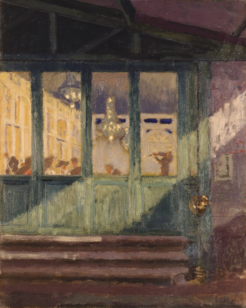 O Rakkauden yö (öljy kankaalle) tekijältä Walter Richard Sickert