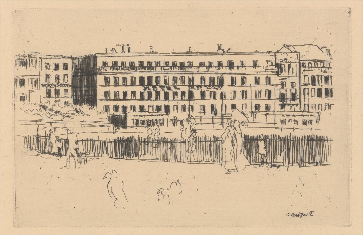 Old Hotel Royal Dieppe tekijältä Walter Richard Sickert
