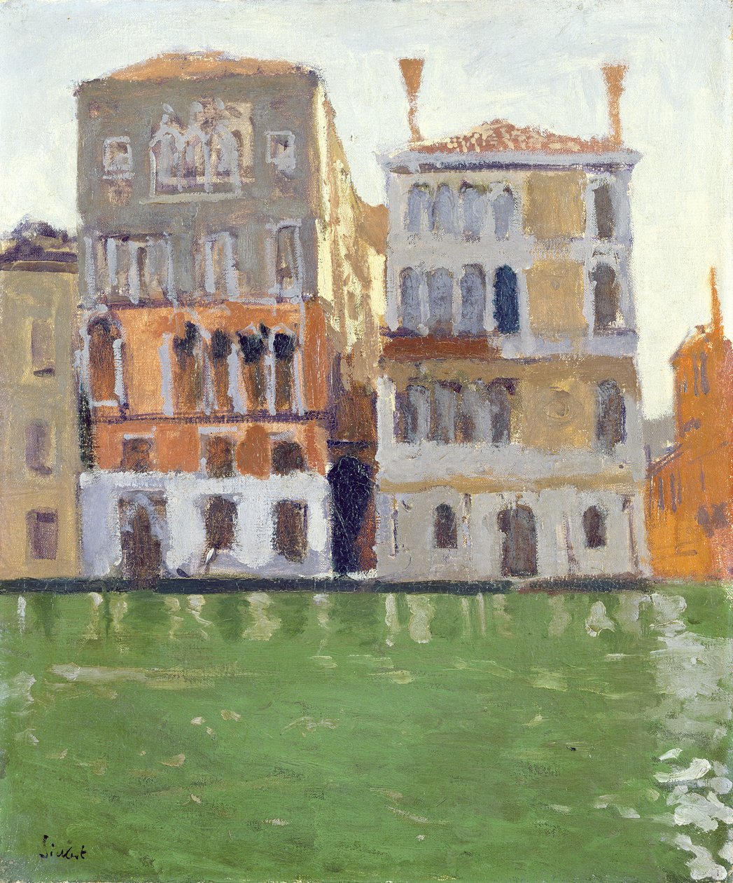 Eleonara Dusen palatsi (öljy kankaalle) tekijältä Walter Richard Sickert