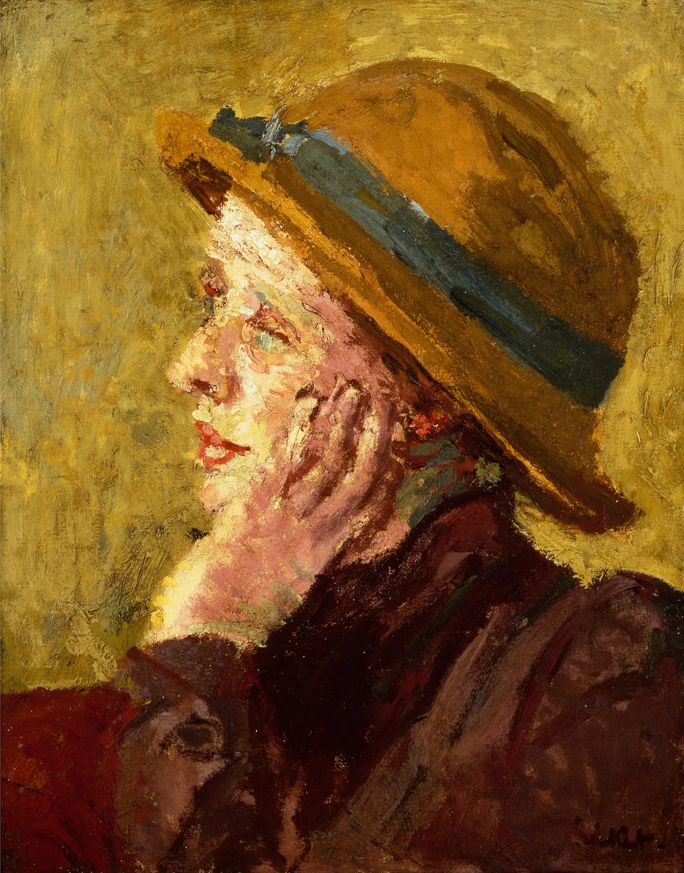 Naisen muotokuva (öljy kankaalle) tekijältä Walter Richard Sickert