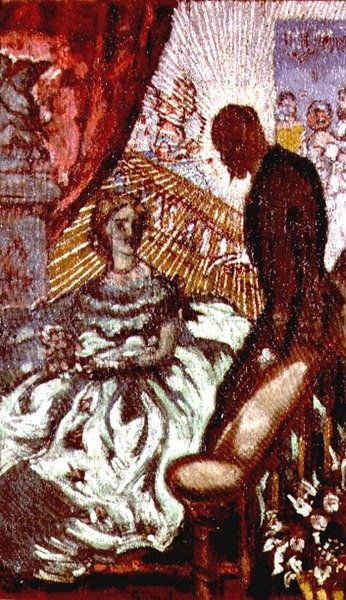 Romeo ja Julia (öljy kankaalle) tekijältä Walter Richard Sickert