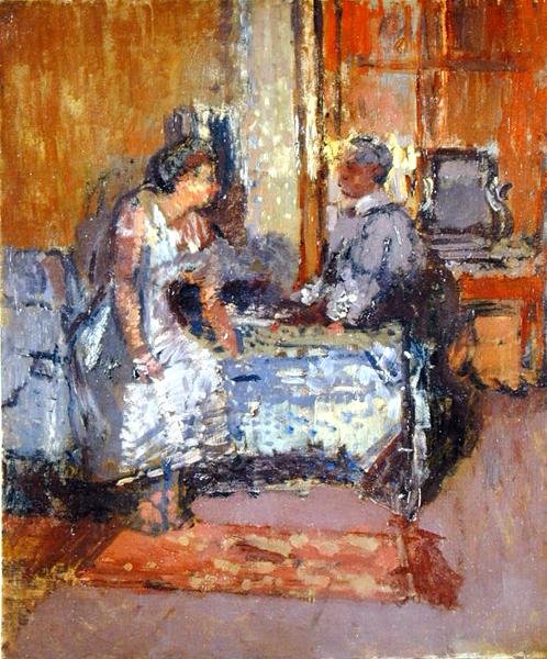 Shuttered Sunlight, n. 1912 (öljy kankaalle) tekijältä Walter Richard Sickert