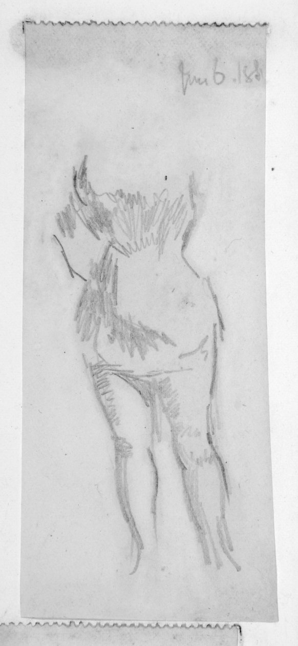 Luonnos naishahmosta tekijältä Walter Richard Sickert