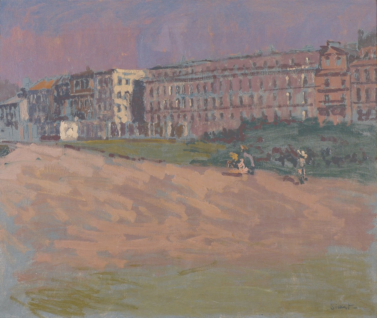Hotel Royal, Dieppe, noin 1900-01 (öljy kankaalle). tekijältä Walter Richard Sickert