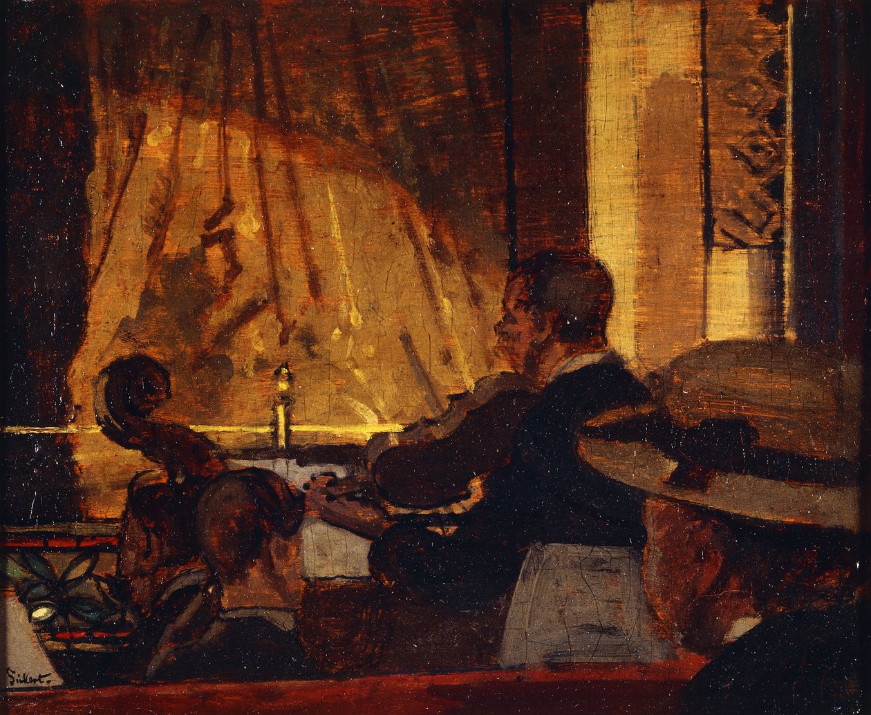 The Pit at the Old Bedford, n. 1889 tekijältä Walter Richard Sickert