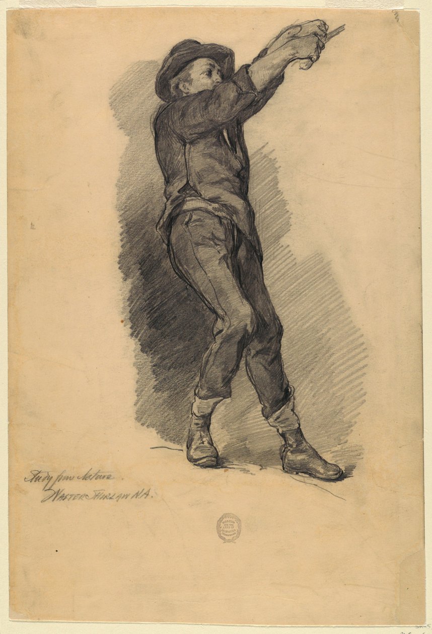 Piirustus (Yhdysvallat), 1875-80 tekijältä Walter Shirlaw