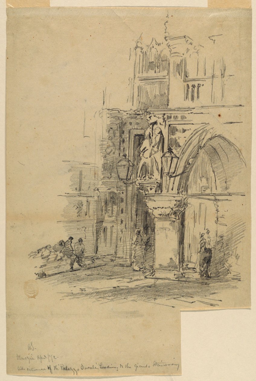 Porta della Carta, Palazzo Ducale, Venetsia tekijältä Walter Shirlaw