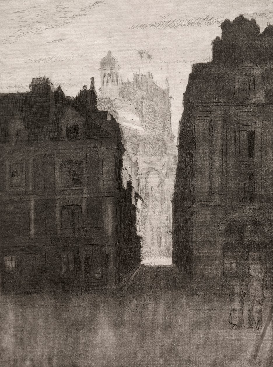 Dieppe, Notre Dame Street tekijältä Walter Sickert