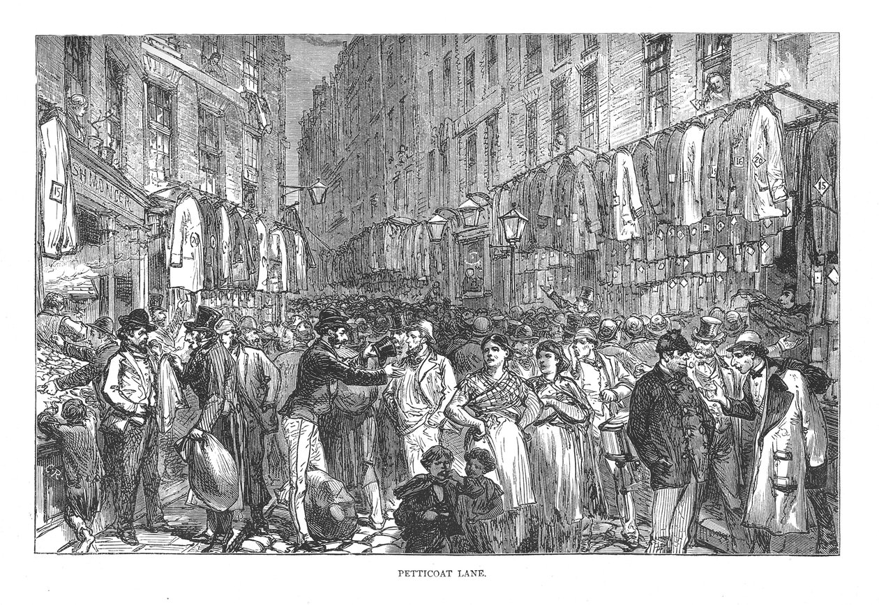 Petticoat Lane, 1878 tekijältä Walter Thornbury