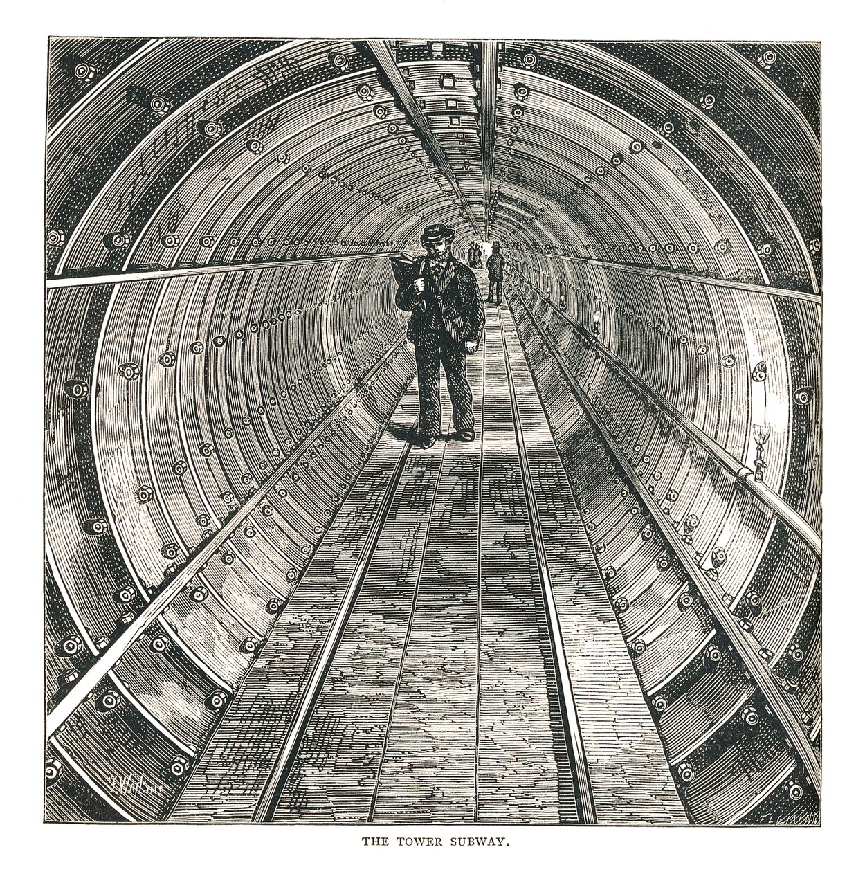 Tower Tunnel, 1878 tekijältä Walter Thornbury