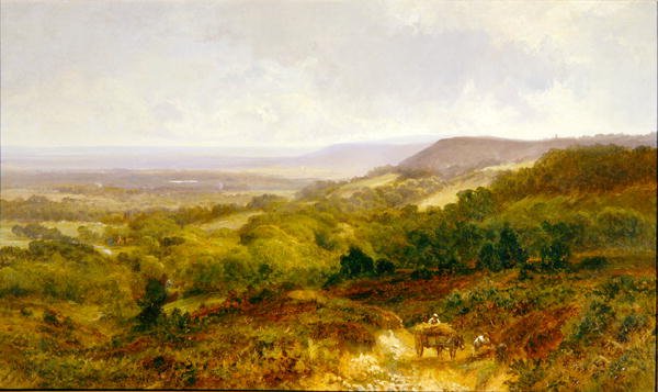 The Weald of Surrey (öljy kankaalle) tekijältä Walter Wallor Caffyn
