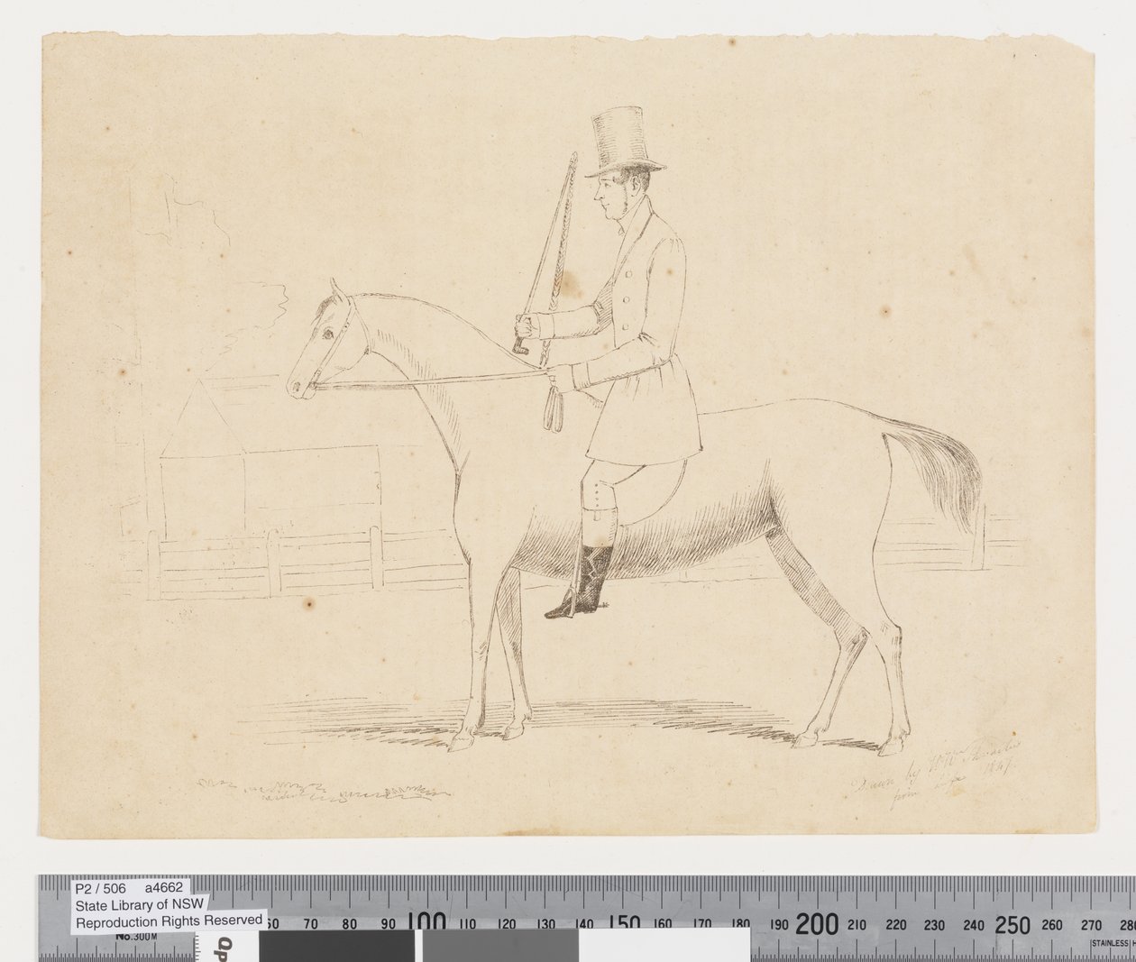 Henry Reevesin muotokuva, 1847 tekijältä Walter William Thwaites