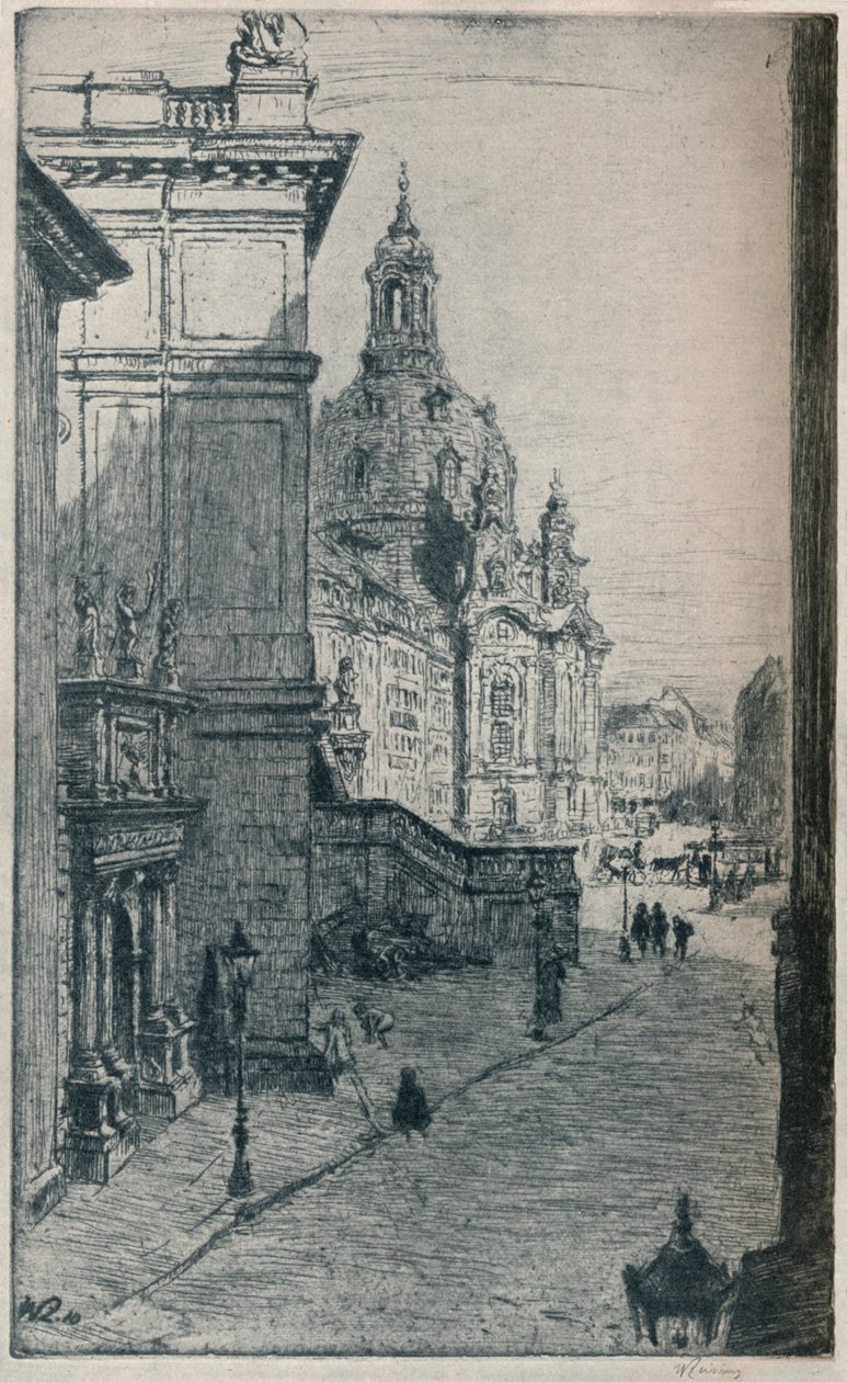 Judenhof, Dresden, 1913 tekijältä Walter Zeising