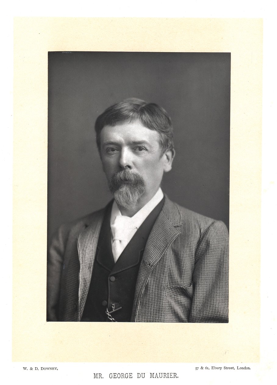 George Du Maurier, brittiläinen kirjailija ja taiteilija, 1895. tekijältä WandD Downey