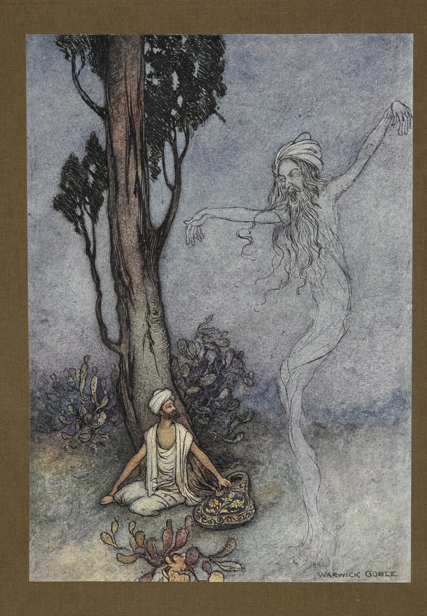 Levy 26: "Nyt parturi, aion tuhota sinut. kuka suojelee sinua?", Folk-Tales of Bengal ... Sisältää 32 värillistä Warwick Goblen kuvitusta (Edition de luxe.) tekijältä Warwick Goble