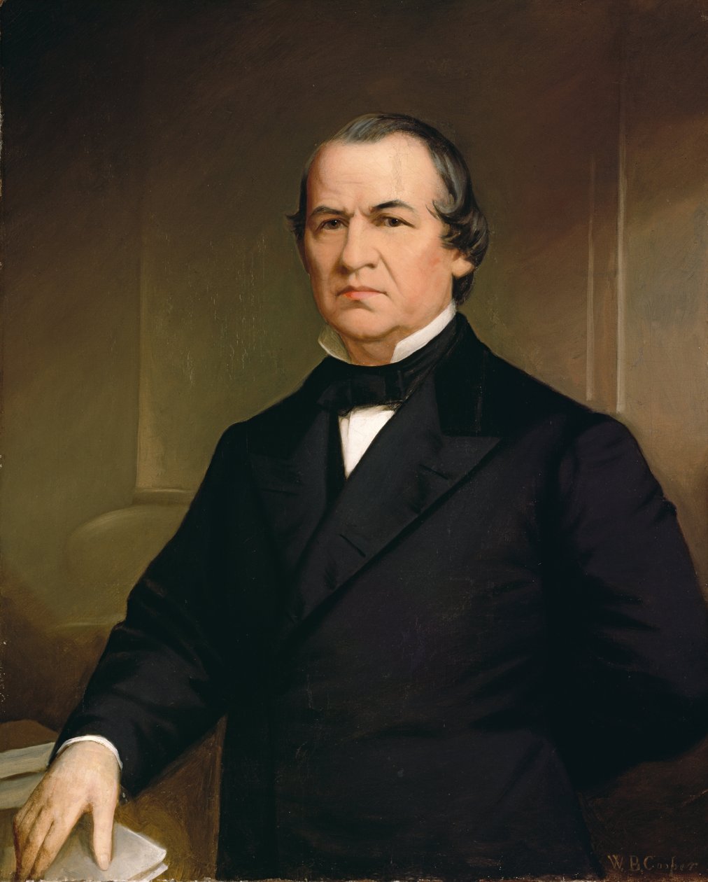 Andrew Johnsonin (1808-1875) muotokuva tekijältä Washington Bogart Cooper