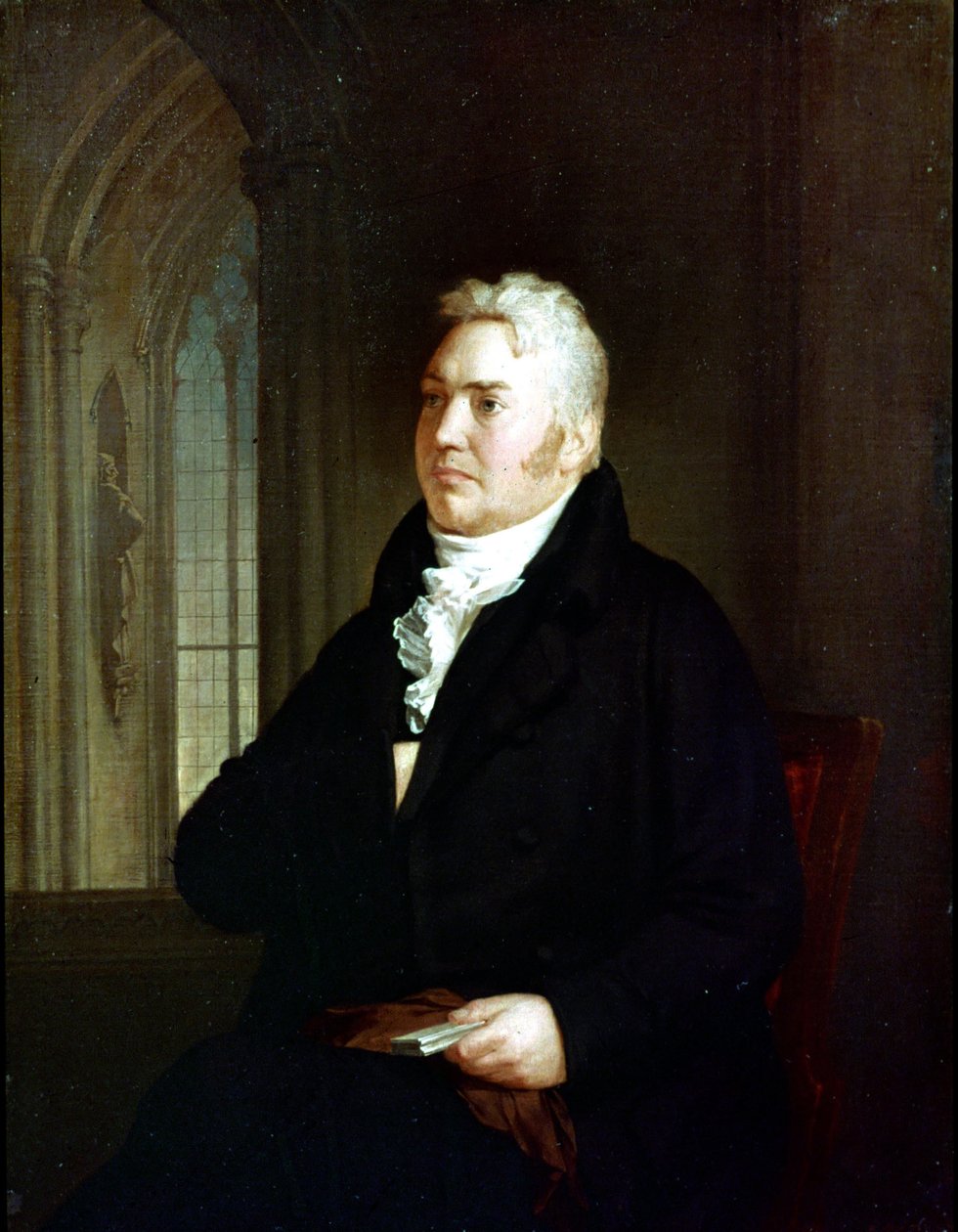 Samuel Taylor Coleridgen (1772 - 1834) muotokuva. Washington Allstonin (1779 - 1843) maalaus tekijältä Washington Allston