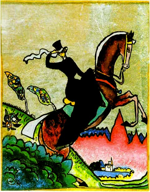 Ratsastava Amazon tekijältä Wassily Kandinsky