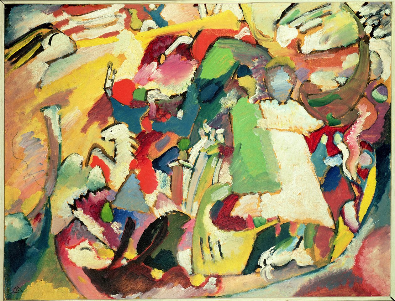 Kaikki pyhät, nro 1, 1910 tekijältä Wassily Kandinsky