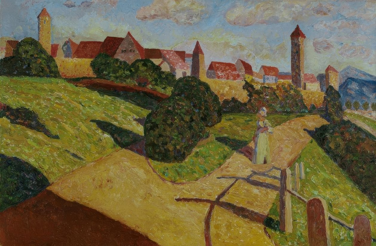 Alte Stadt tekijältä Wassily Kandinsky