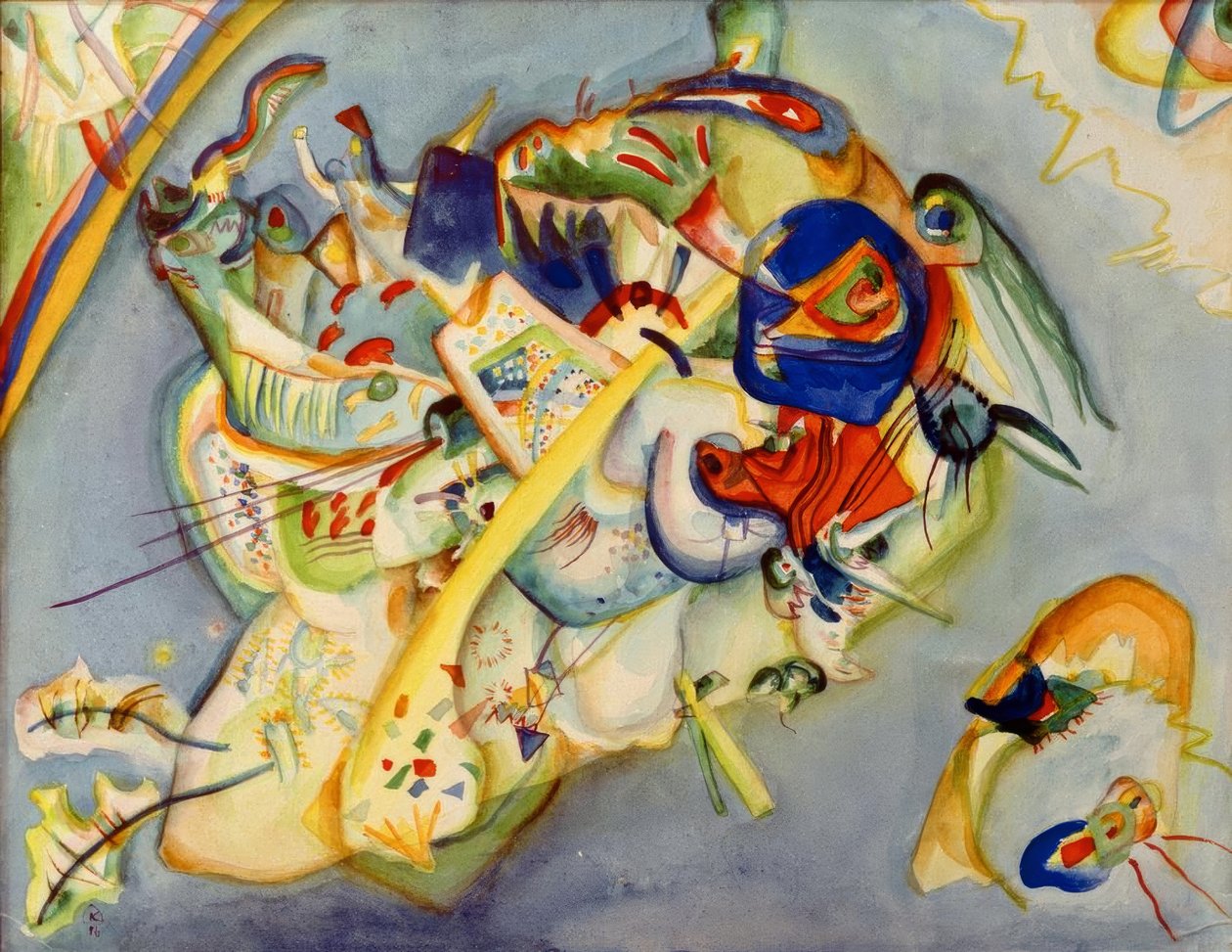 Aquarell Nr. 6 tekijältä Wassily Kandinsky