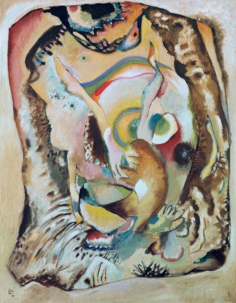 Bild auf dem hellen Grund tekijältä Wassily Kandinsky