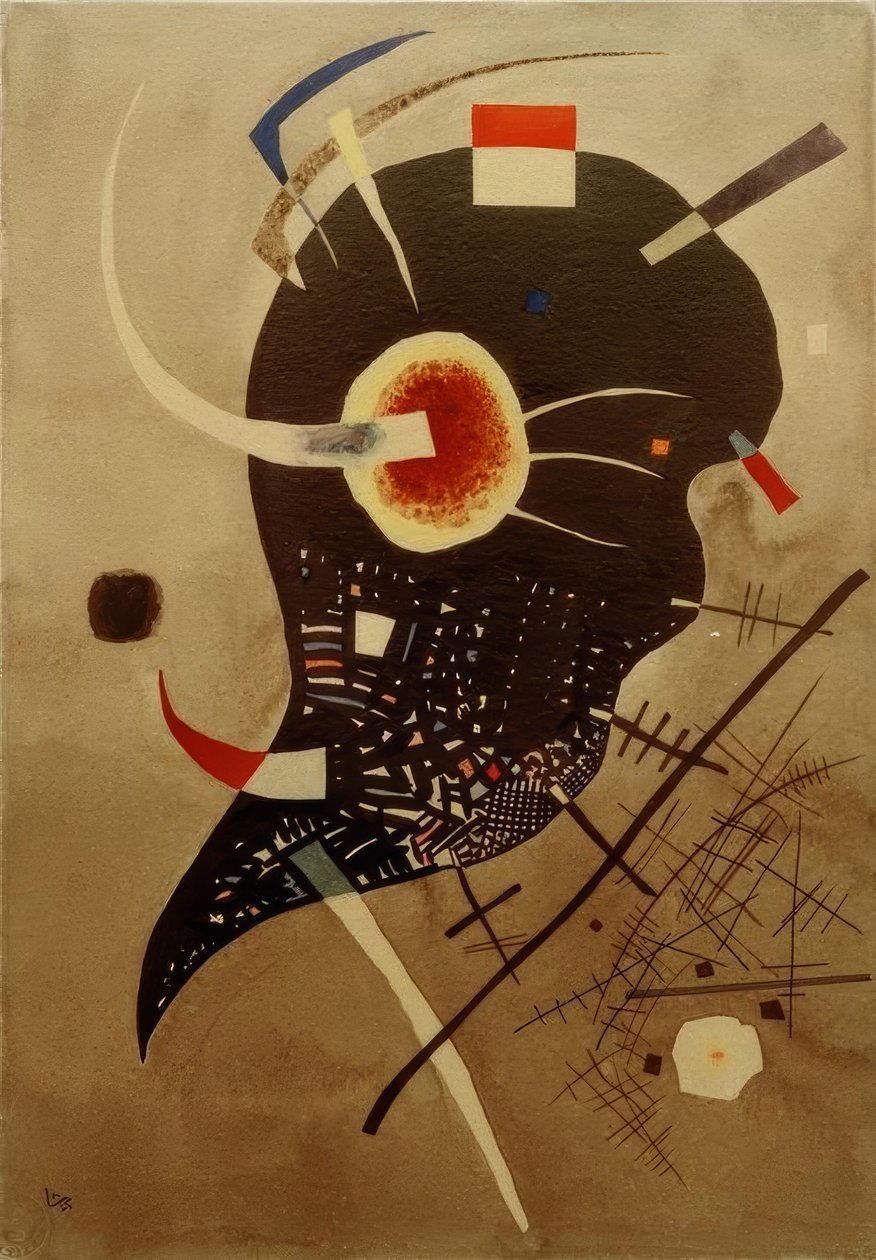 Musta jännitys tekijältä Wassily Kandinsky