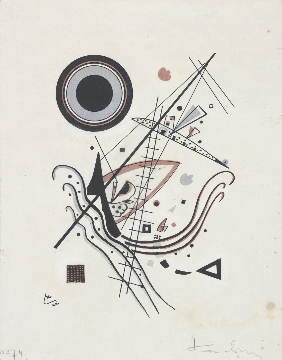 Sininen, 1922 tekijältä Wassily Kandinsky