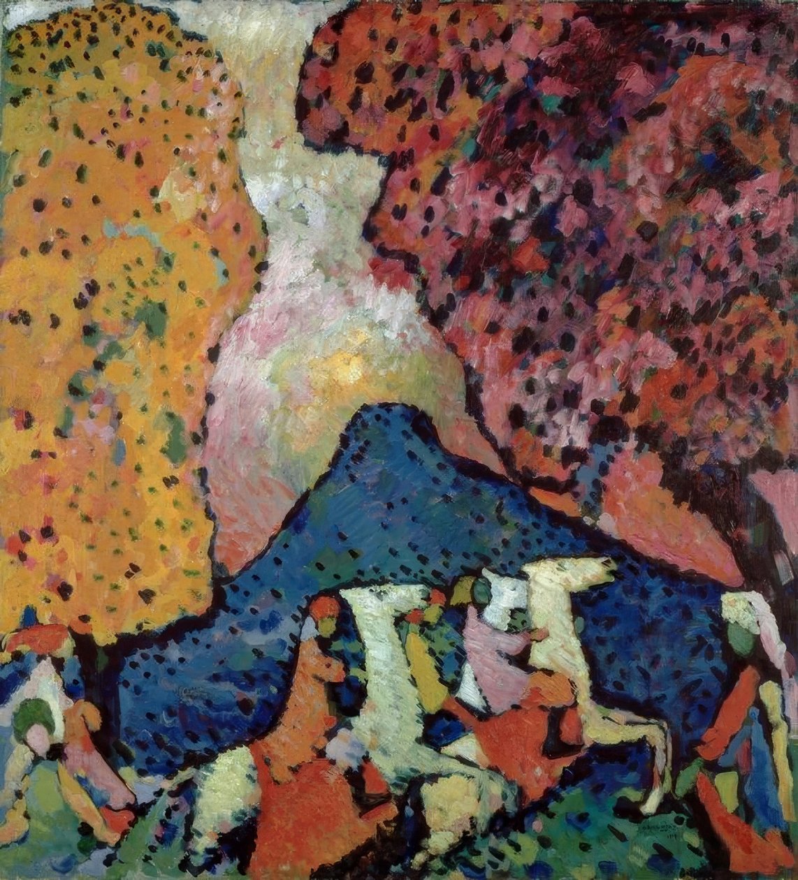 Blauer Berg tekijältä Wassily Kandinsky