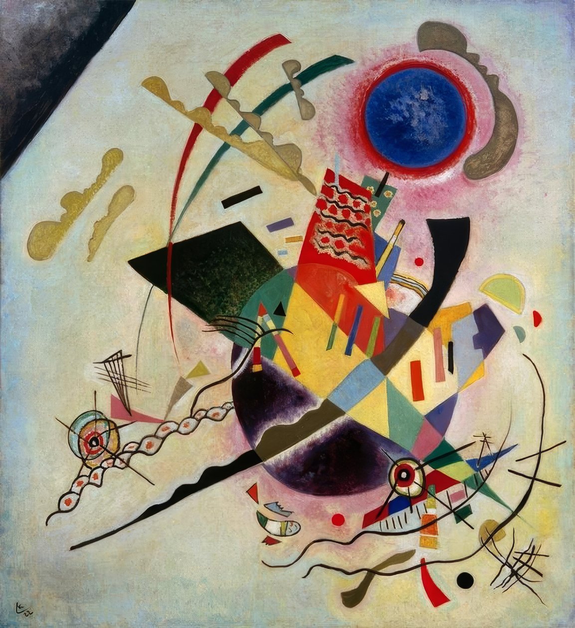 Blauer Kreis tekijältä Wassily Kandinsky
