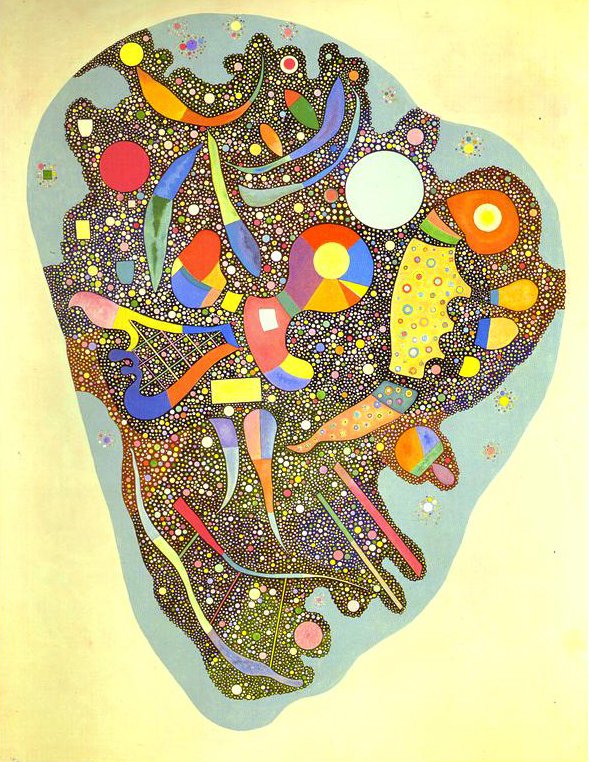 Värikäs kokonaisuus tekijältä Wassily Kandinsky