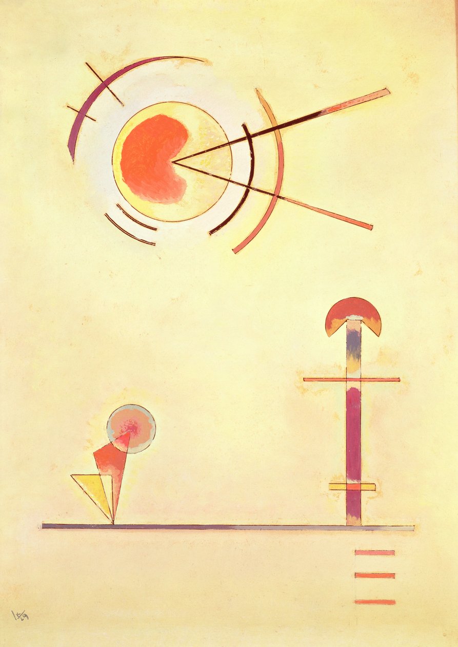 Sävellys, 1929 tekijältä Wassily Kandinsky