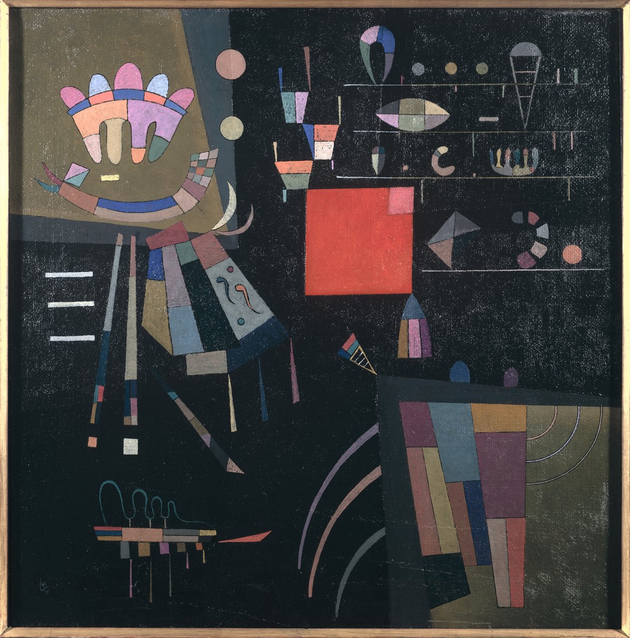 Sävellys, 1941 tekijältä Wassily Kandinsky