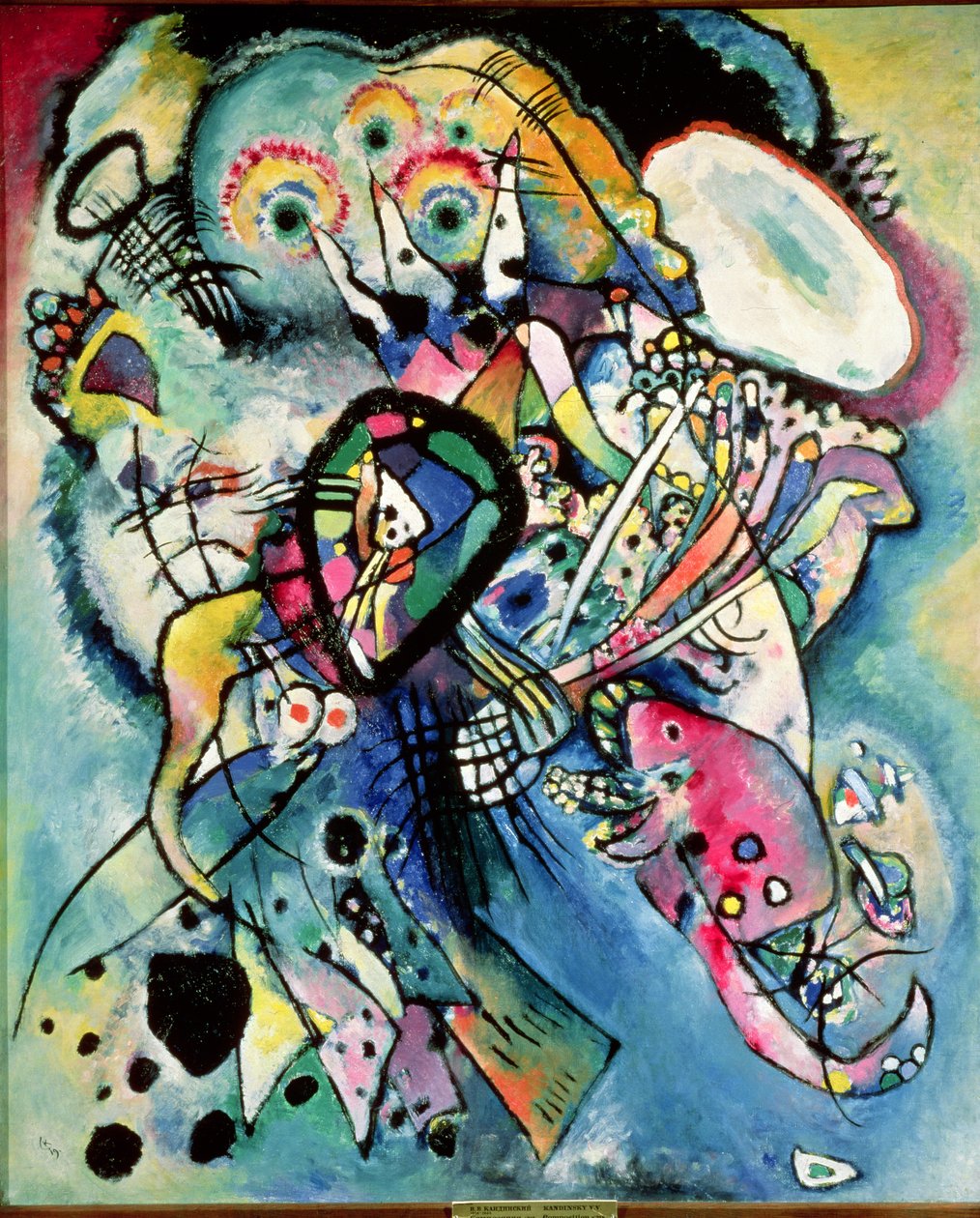 Koostumus nro 218, 1919 tekijältä Wassily Kandinsky