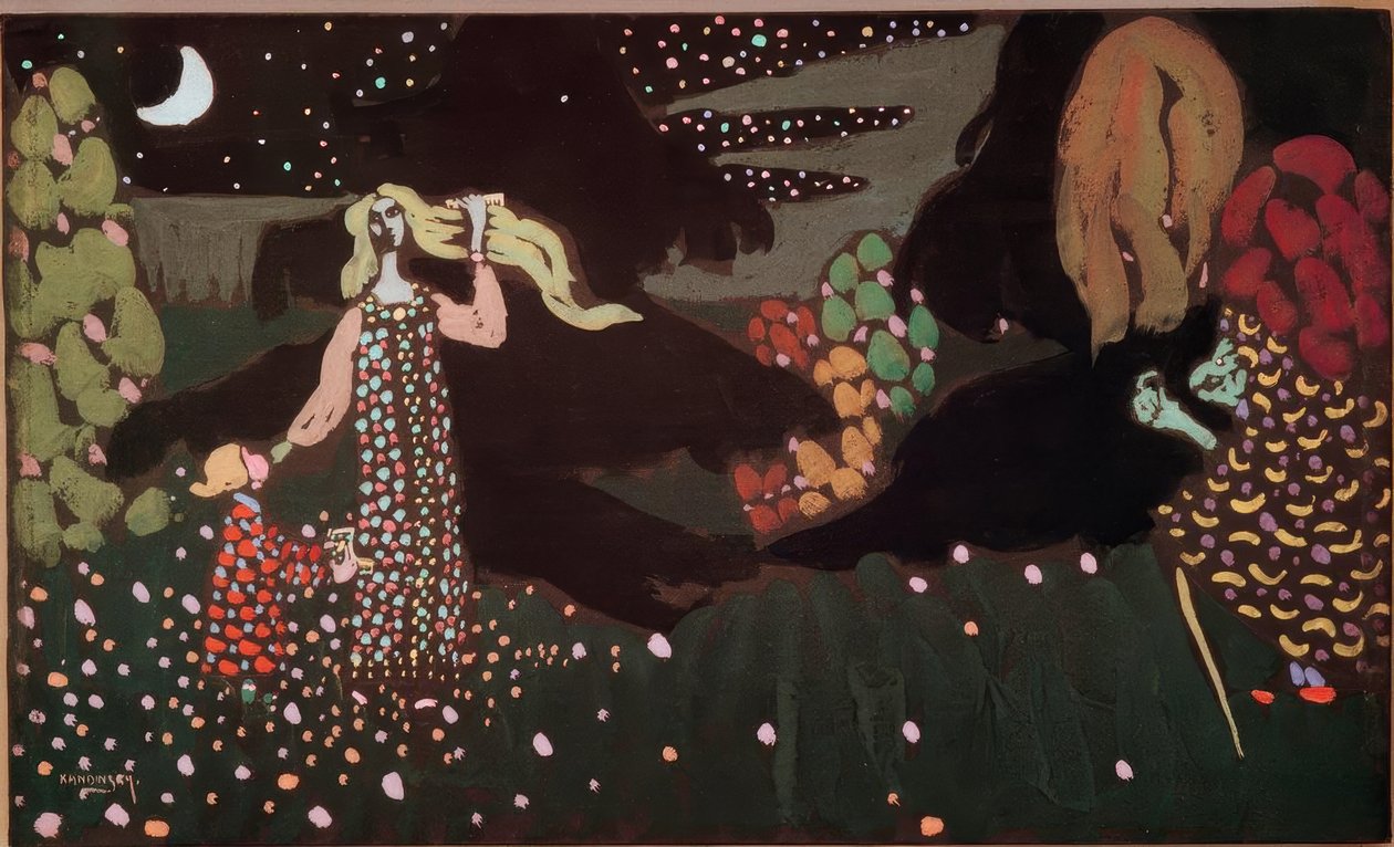 Die Nacht tekijältä Wassily Kandinsky