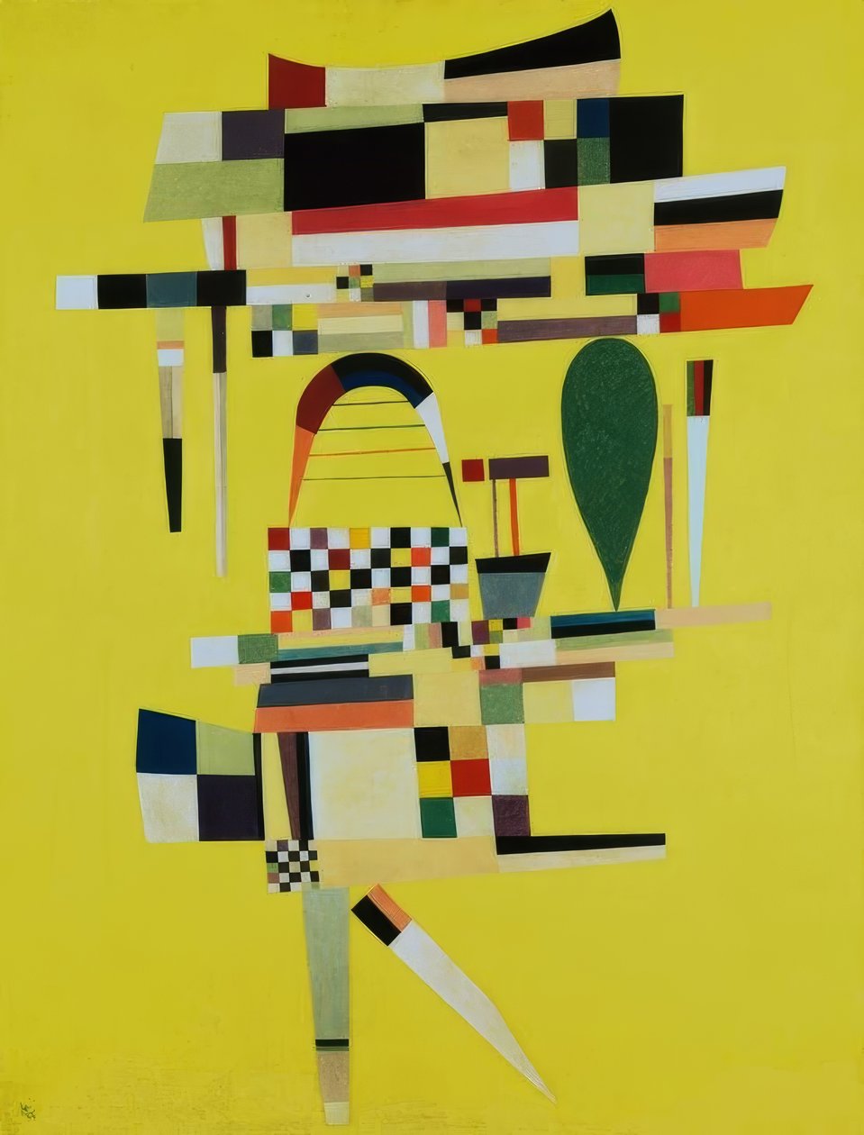 Die gelbe Leinwand tekijältä Wassily Kandinsky