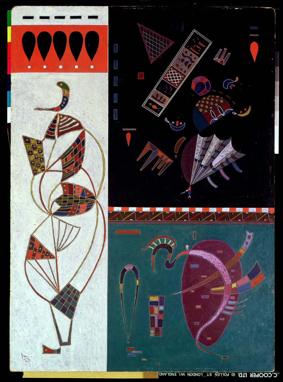Division Unite, 1943 tekijältä Wassily Kandinsky