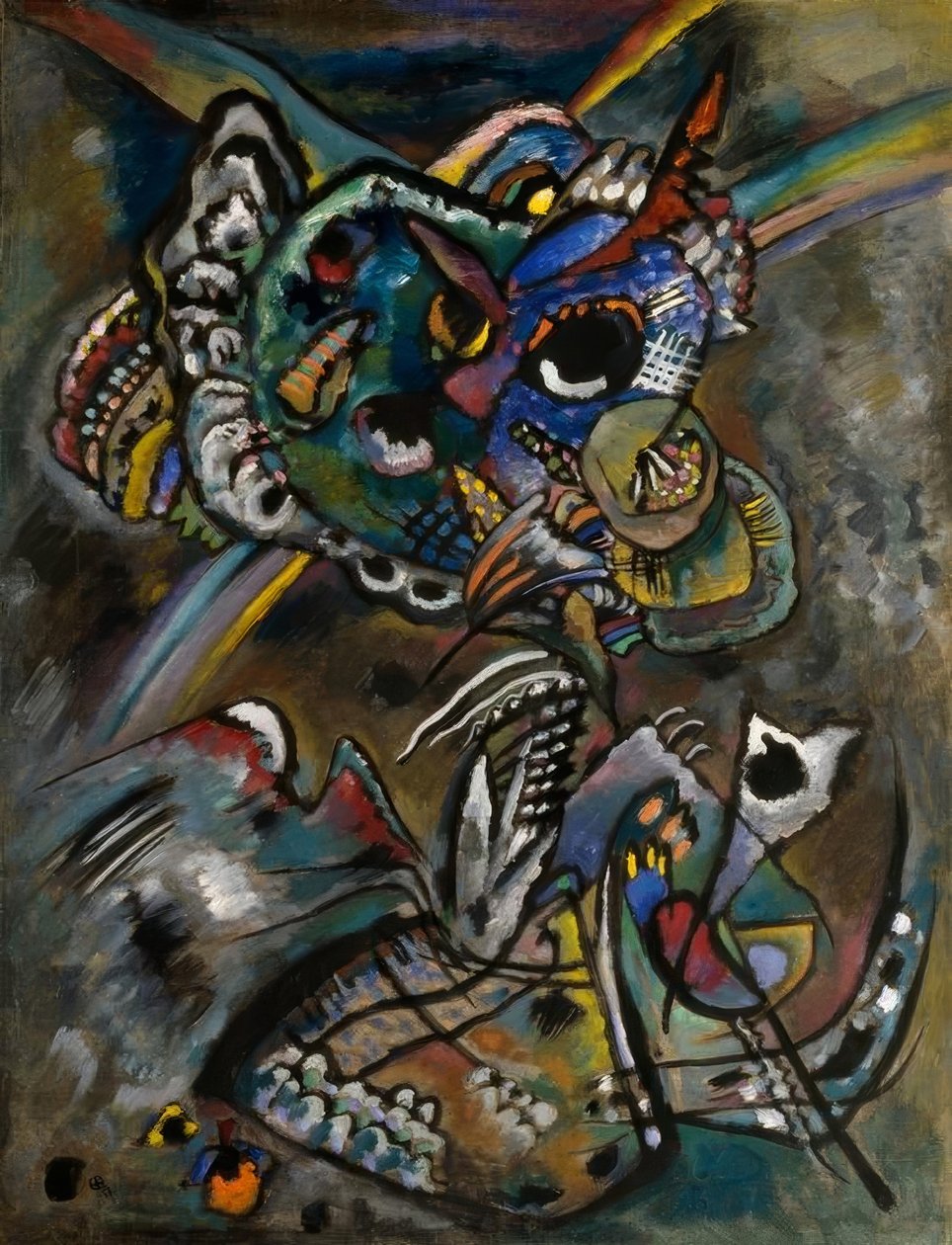 Dämmerung tekijältä Wassily Kandinsky