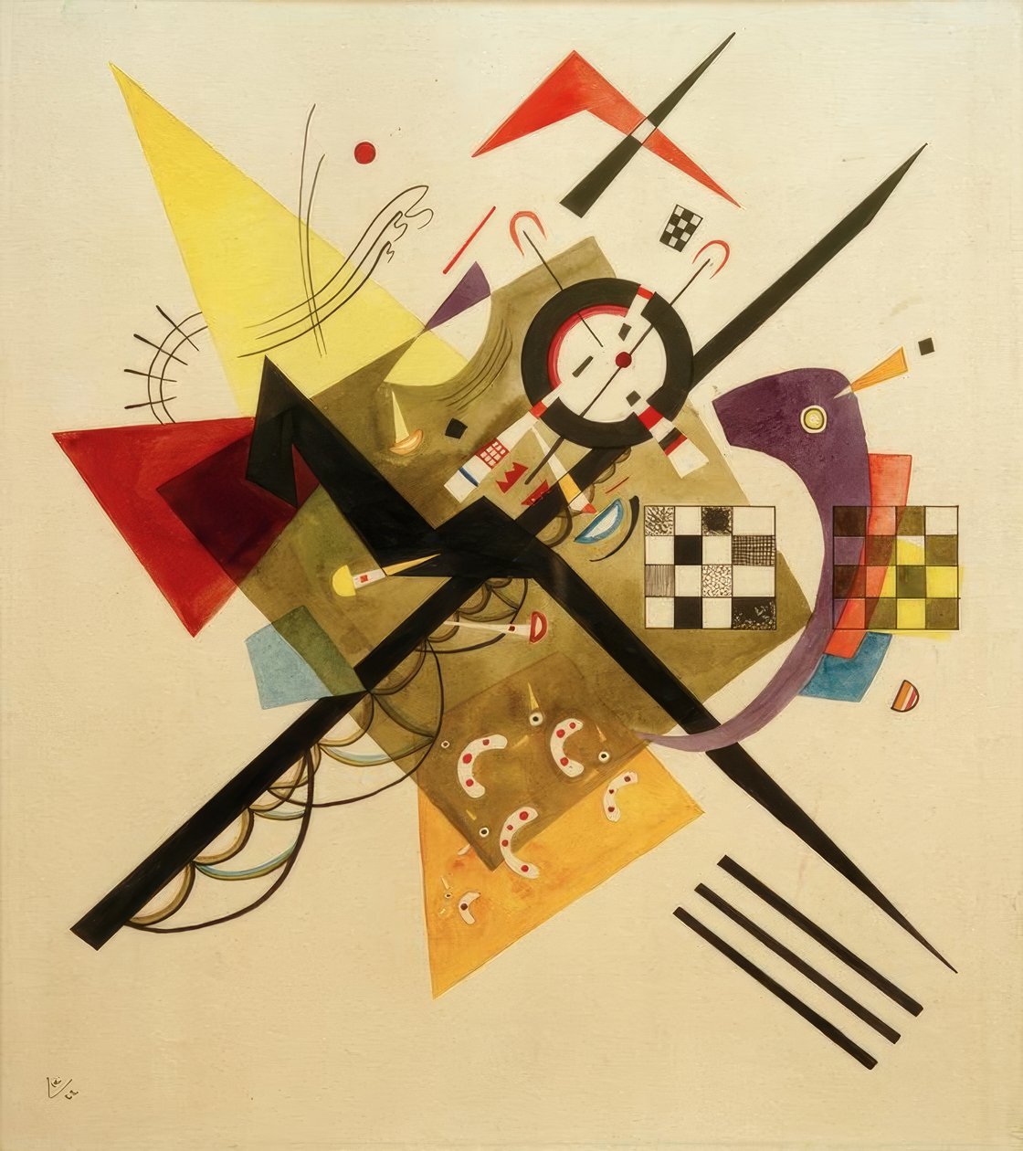 Entwurf zu Auf Weiss II tekijältä Wassily Kandinsky