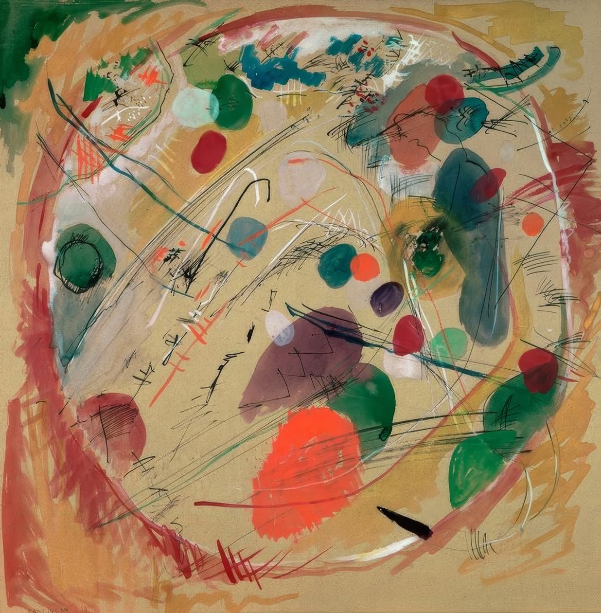Olen Kreis tekijältä Wassily Kandinsky
