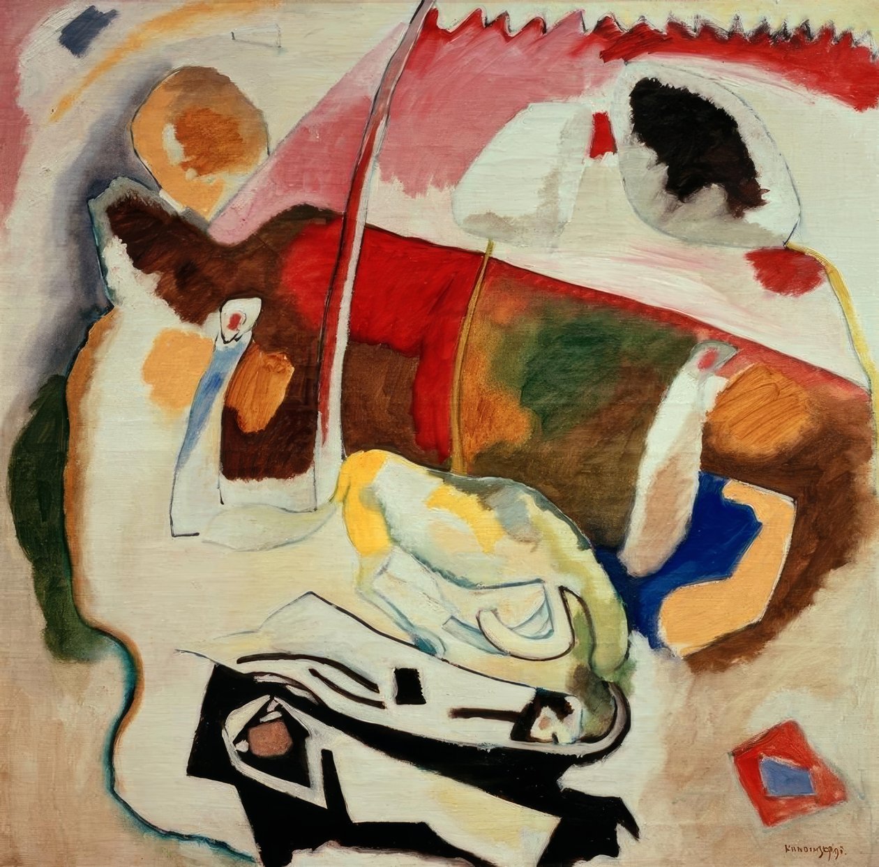 Improvisaatio 21 tekijältä Wassily Kandinsky