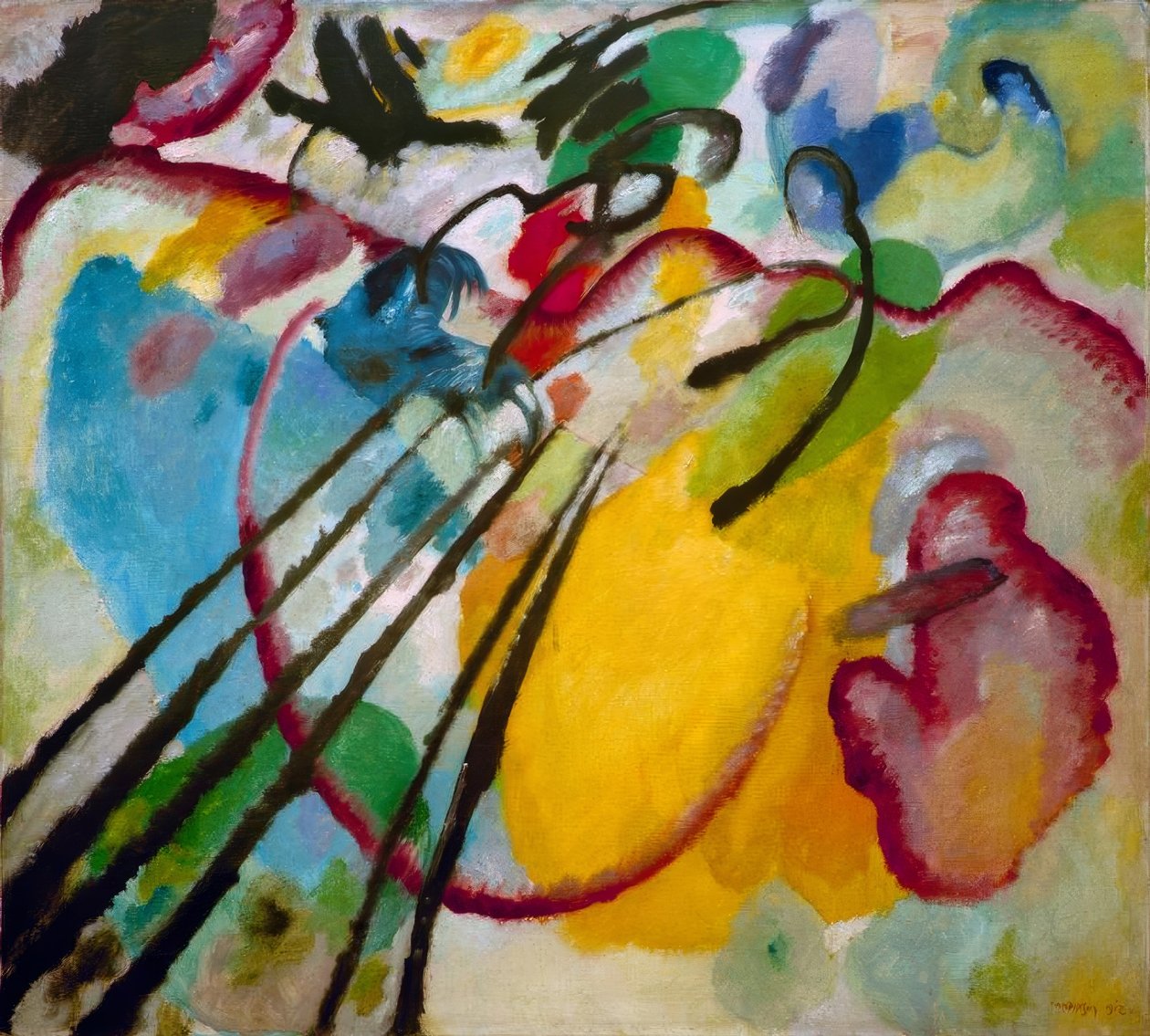 Improvisaatio 26 (Rudern) tekijältä Wassily Kandinsky