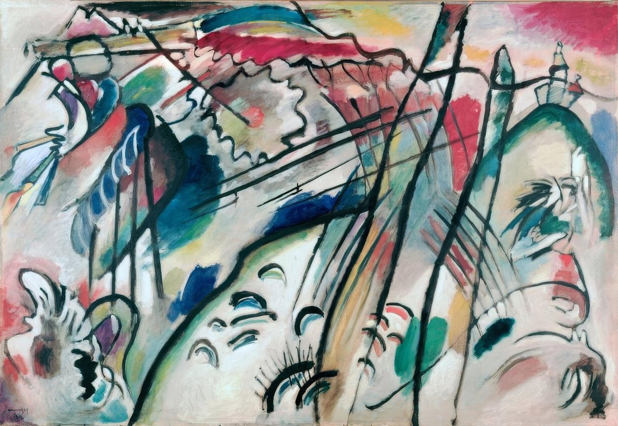 Improvisaatio 28 tekijältä Wassily Kandinsky