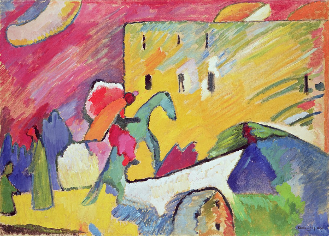 Improvisaatio III, 1909 tekijältä Wassily Kandinsky